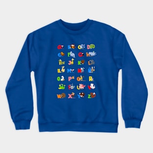 Animalphabet Crewneck Sweatshirt